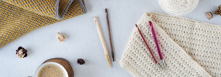 KnitPro Crochet Hameçon Afghan/Tunisien 6,5 Mm Bois - Assortiment Coloris