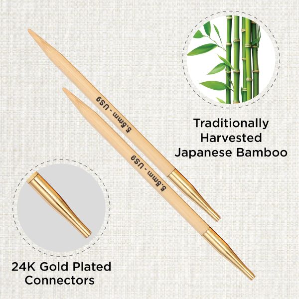 Bamboo Interchangeable Circular Needles