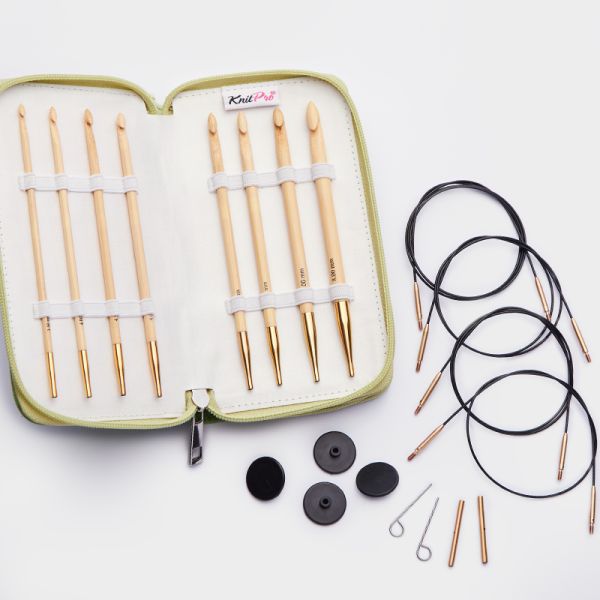 Bamboo Deluxe Afghan/Tunisian Crochet Hook Sets