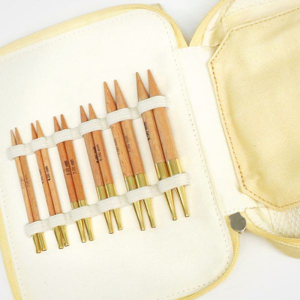 Beginner Set - Basix Beech Special Interchangeable Needles- 10cm (4