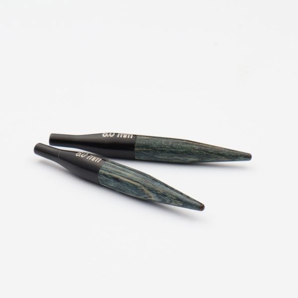 Denim Indigo Wood Mini Interchangeable Needles 2