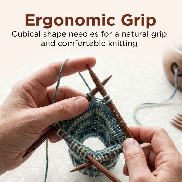 Ginger Cubics Double Pointed Knitting Needle Set 