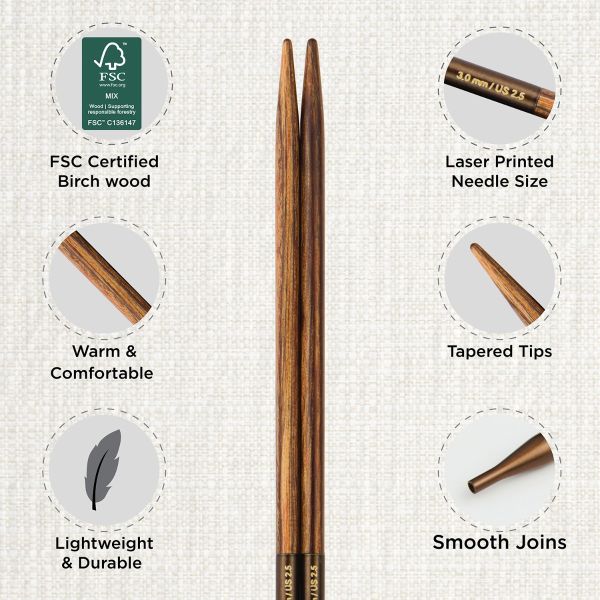 Ginger Special Interchangeable Needle Sets - 10cm (4”) 