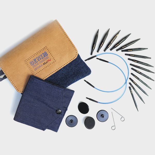 Indigo Wood Mini Interchangeable Needle Set- 5cm (2