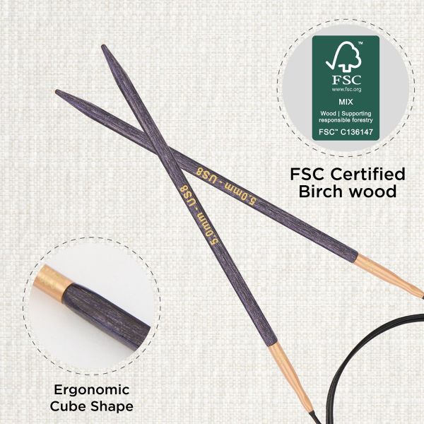 J’adore Cubics Fixed Circular Needles