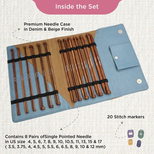 Ginger Single Pointed Needle Set