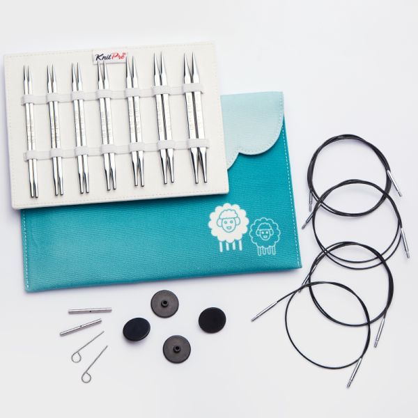 Nova Cubics Deluxe Interchangeable Circular Needles Set - 13cm (5”) 