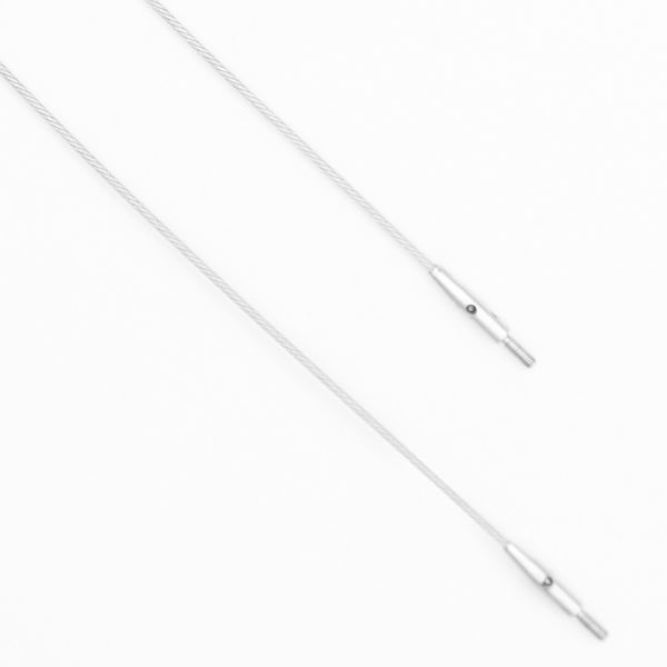 Petite Stainless Cables (Fixed) Pack of 2 