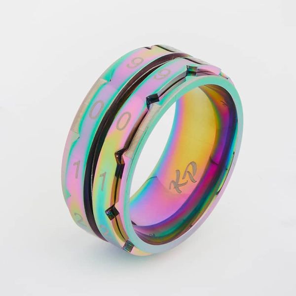 Rainbow Row Counter Ring