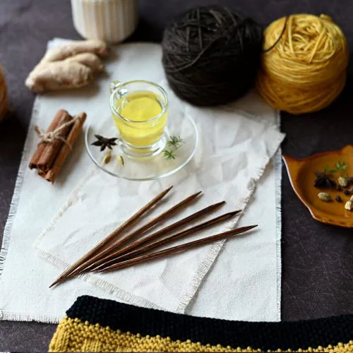 Ginger Double Pointed Knitting Needles | KnitPro