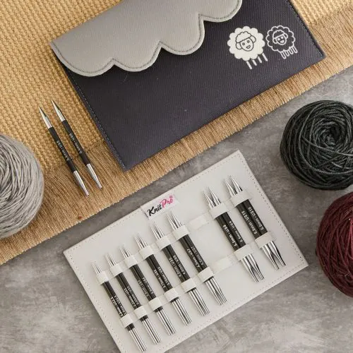 Karbonz Normal Interchangeable Needle Sets |KnitPro Karbonz Normal Interchangeable Needle Sets |KnitPro