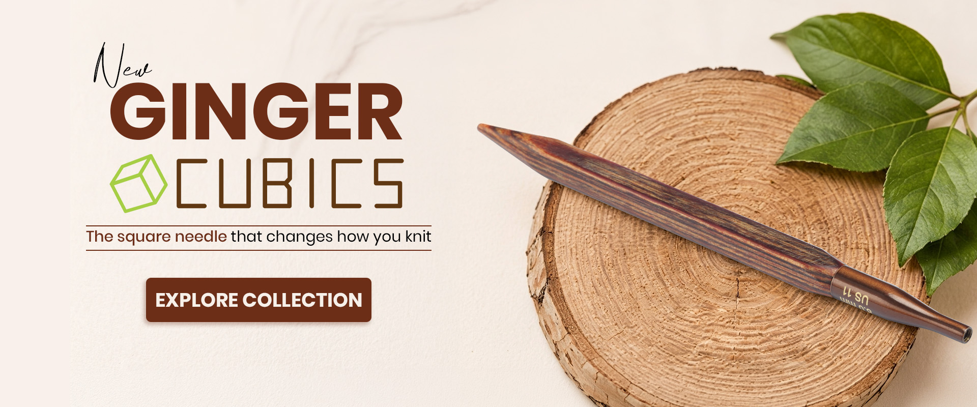 Ginger Cubic Collection Banner