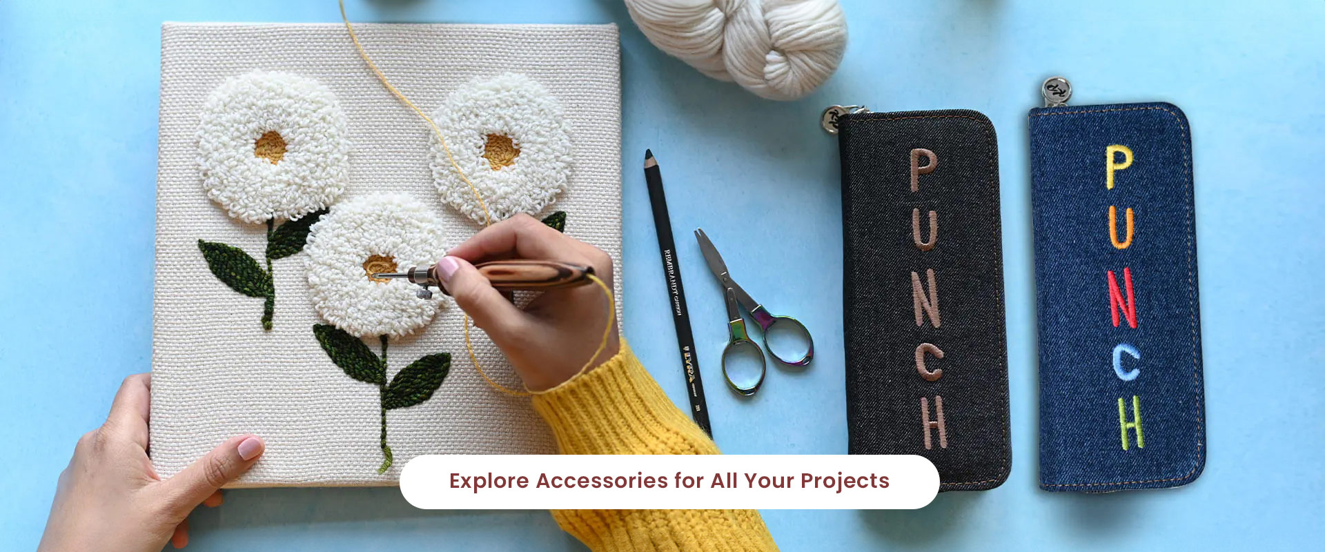 Punch Needle Sets Hero Banner