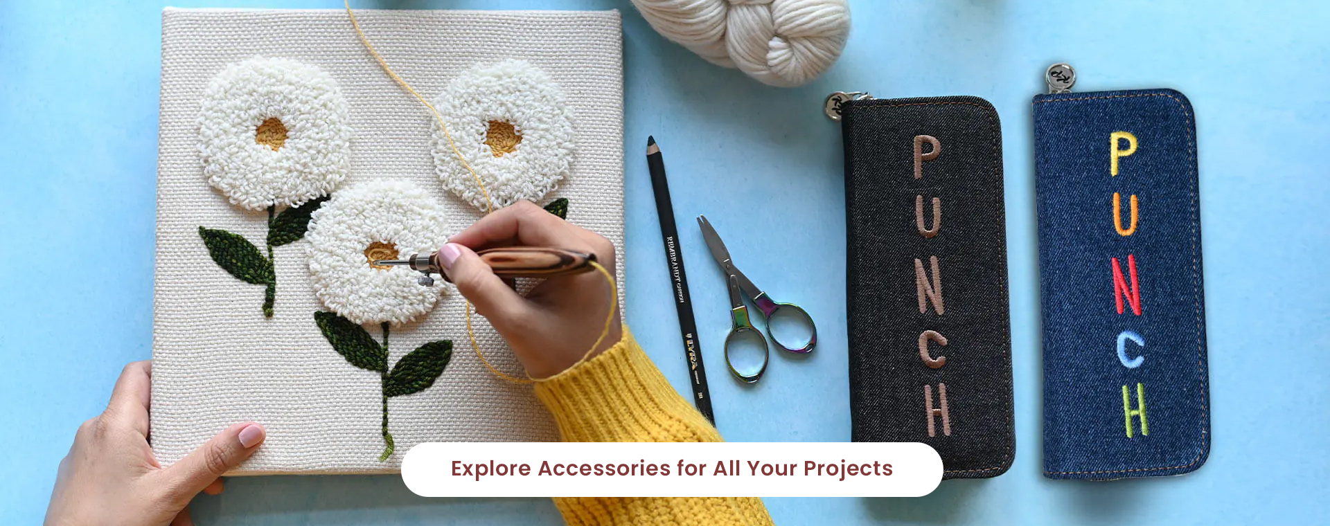 Punch Needle Sets Hero Banner