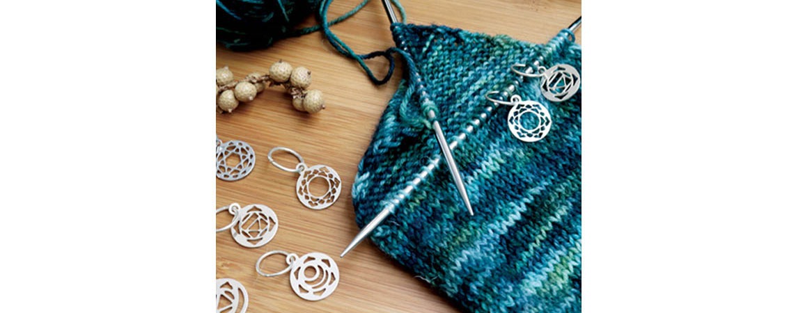 Mindful Knitting With Stitch Markers