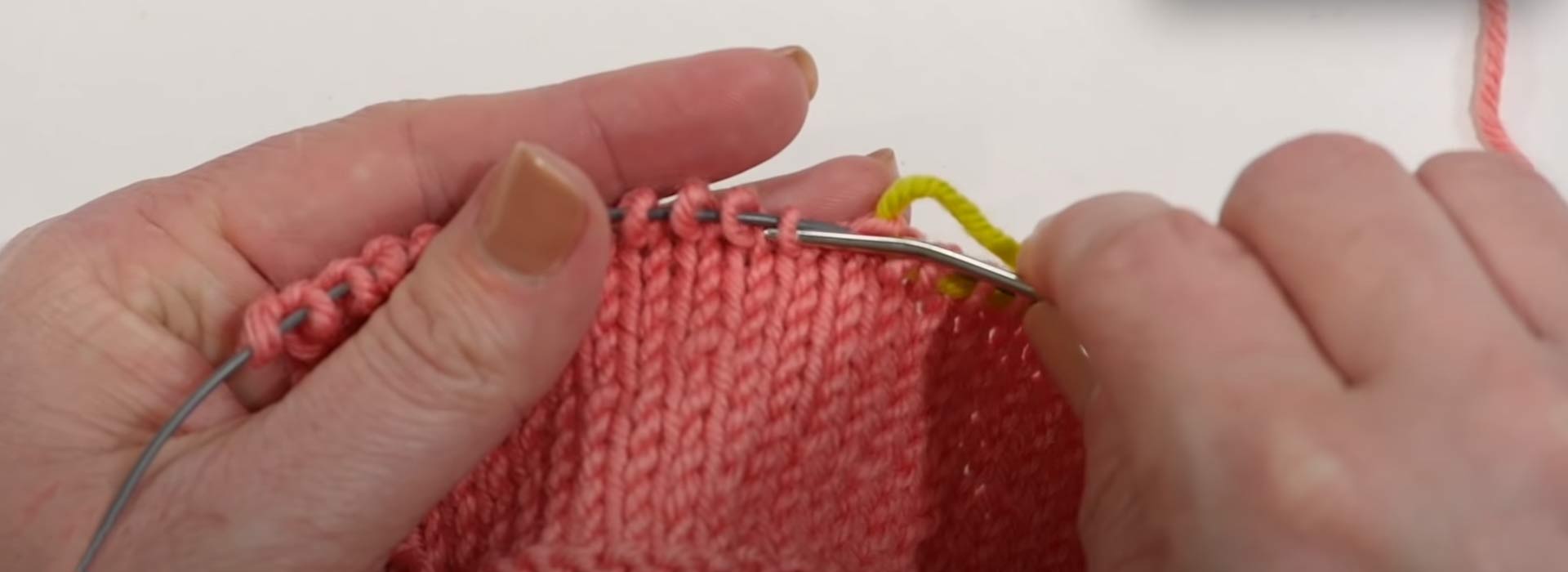 Adding a Lifeline to Mindful Knitting