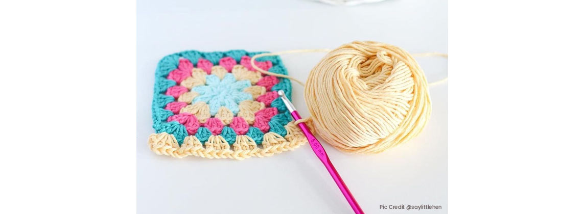 How to crochet a Granny Square in Easy steps?