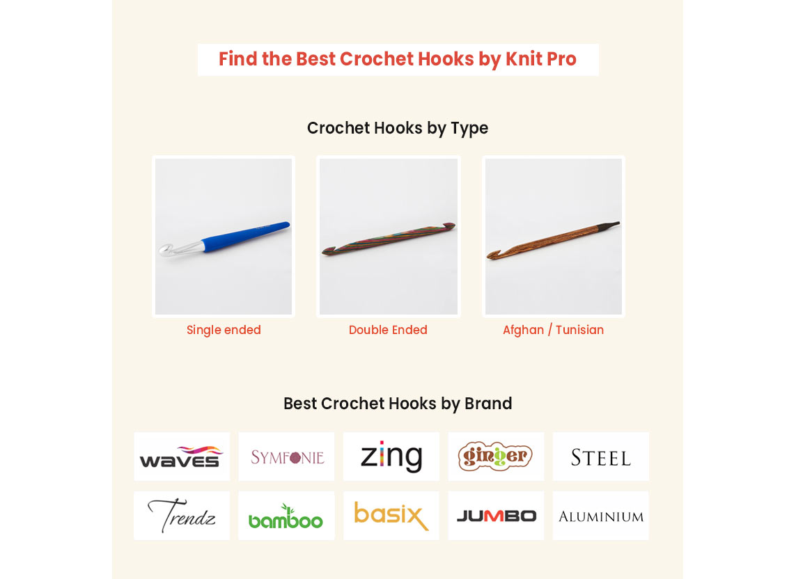 A Beginner's Guide To Crochet Hooks I What’s The Right Crochet Hook For Beginners?