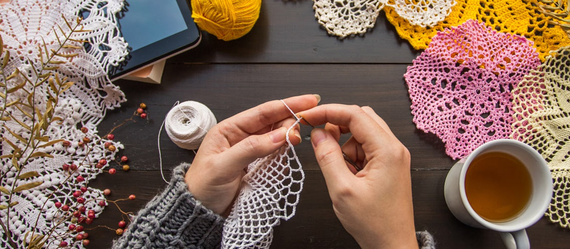 How do you Crochet in the Round with a Tunisian Crochet Hook?