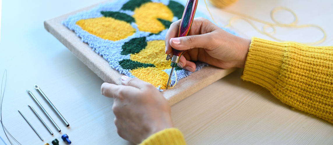 Flauschige Welten: Einsteiger-Guide in die Punch-Needle-Stickerei