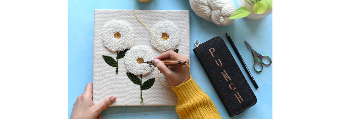 Plush Wonderlands: A Beginner’s Guide to Punch-Needle Embroidery