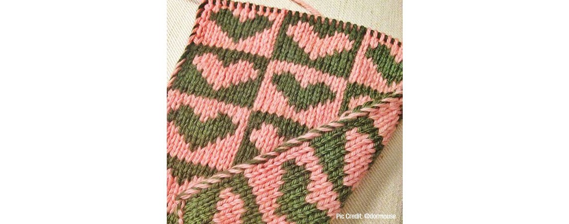 How to Knit Colourwork with the Day & Nite Gift Set