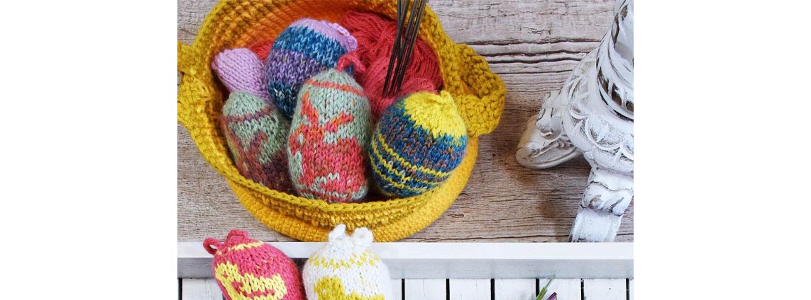 How to Knit Easter Eggs