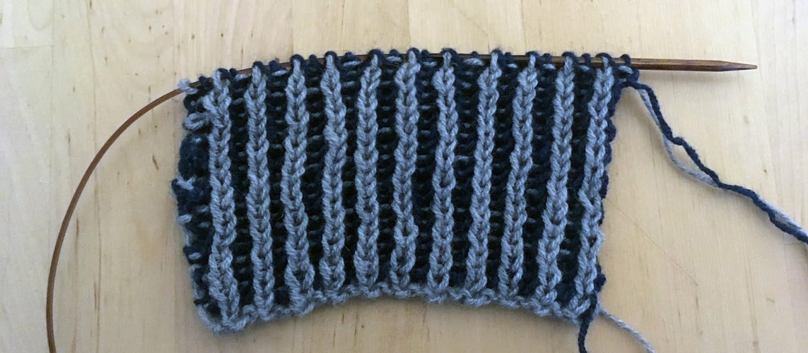 Knitting Brioche Stitch in Easy Steps