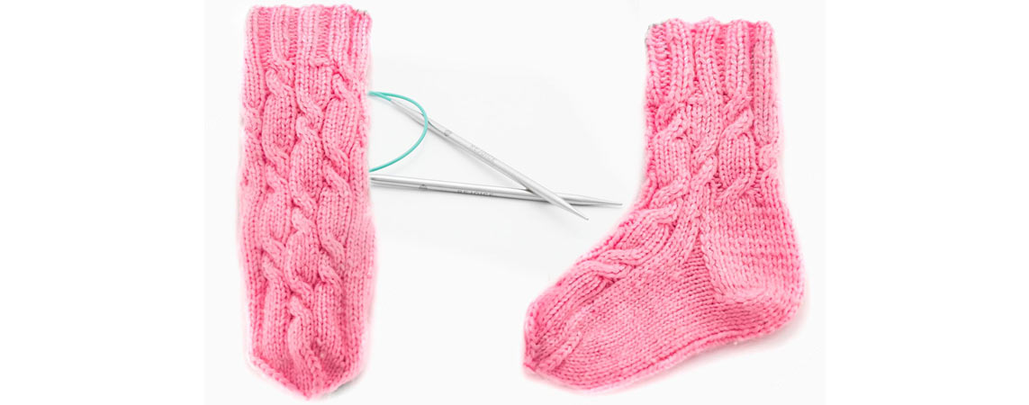 How to Knit Socks with Circular Knitting Needles