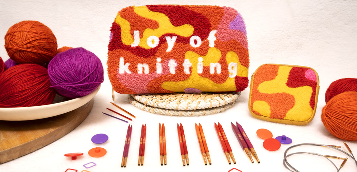 Schenke zum Valentinstag oder zum Muttertag Freude am Stricken mit dem Joy of Knitting-Geschenkset