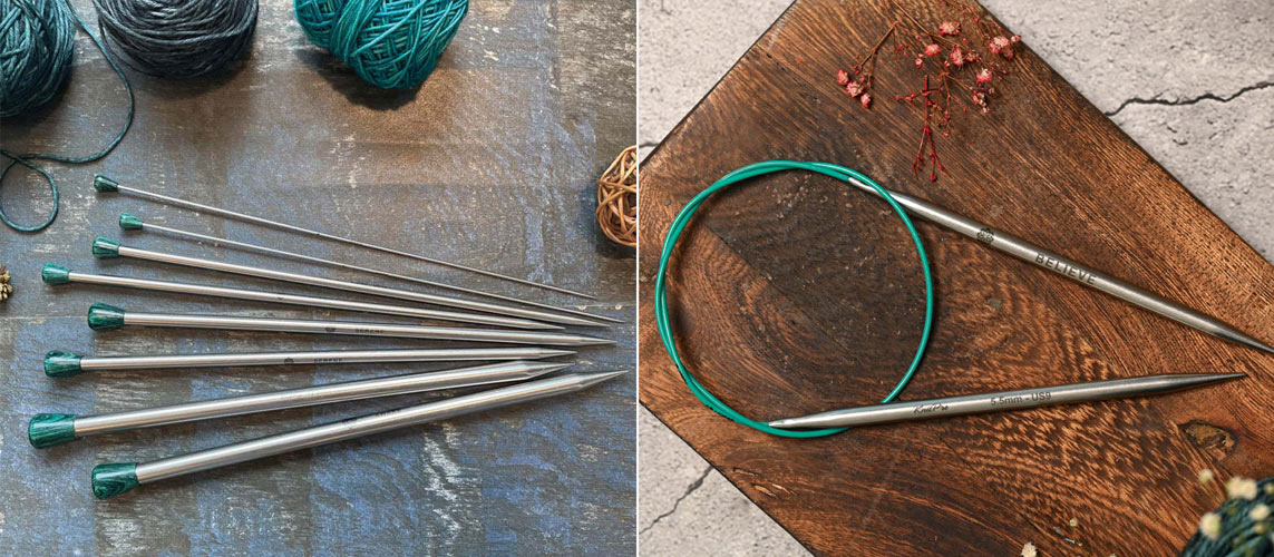 Straight vs. Circular Knitting Needles - Everything You Need to Know