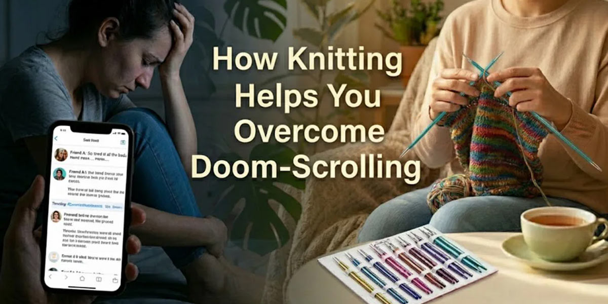 Wie Stricken (oder Häkeln) Ihnen Hilft, Doom-Scrolling zu Überwinden