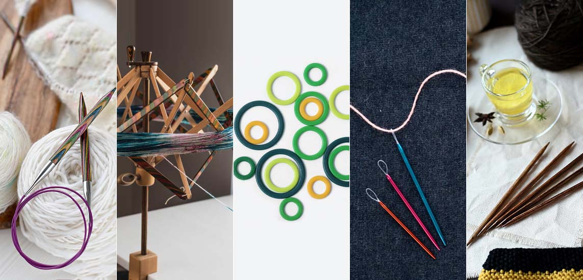 Wie organisieren Sie Ihre Strickutensilien? 