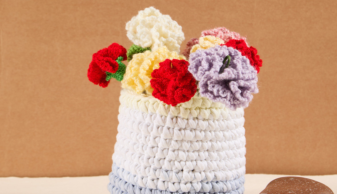 Knit & Crochet Flower Bouquet Patterns for Everlasting Spring