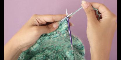 Strickanleitung für verdrehte Stiche