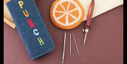 Tejido vs Crochet vs Bordado Utilizando la Aguja Mágica para Crear Texturas de Hilo Super Cómodas