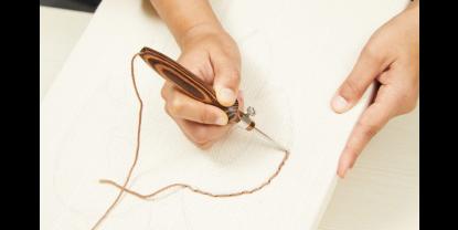 Punch Needle Art: Which Side of the Foundation Fabric to Punch? 