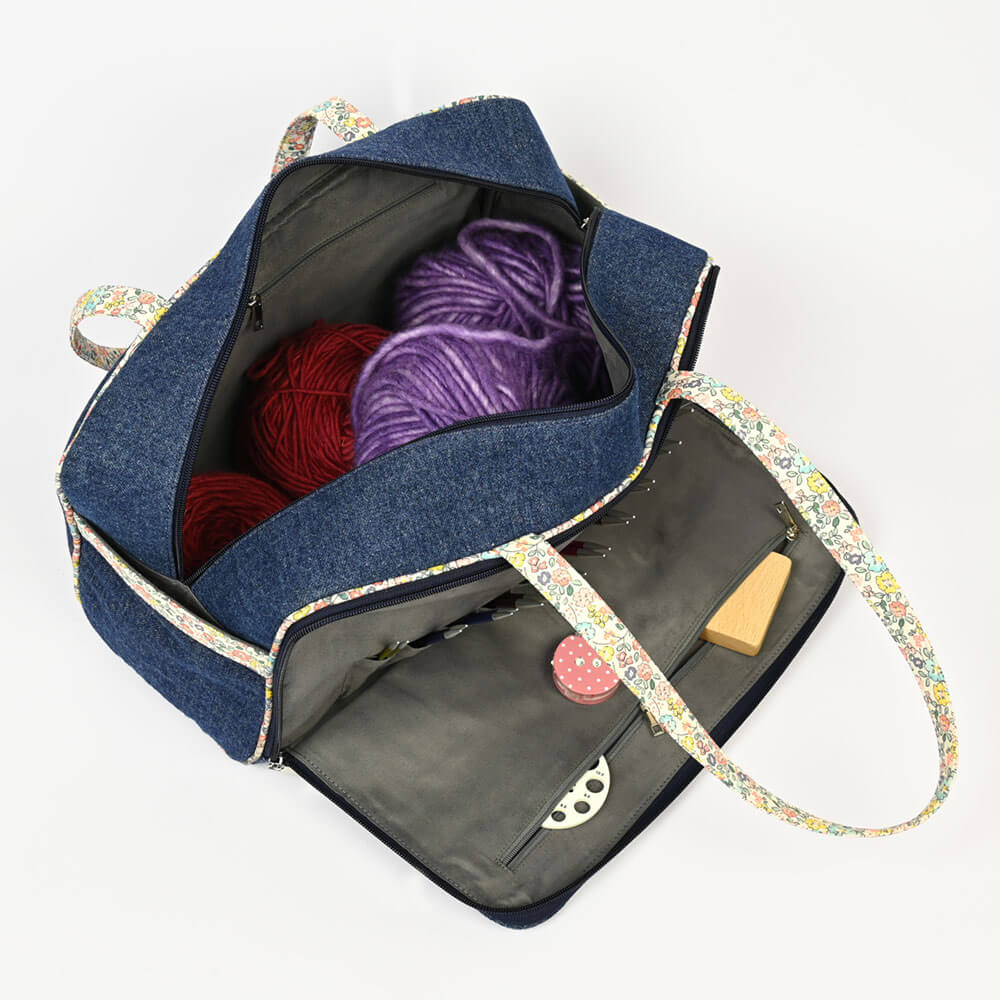 Die Blüten-Duffle Bag (Rolle)