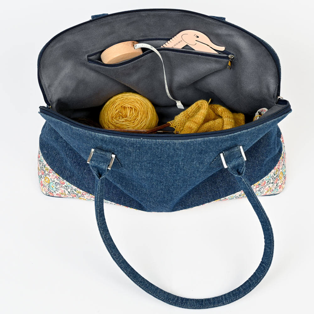 Die Blüten-Schulterhandtasche (Umhängetasche)
