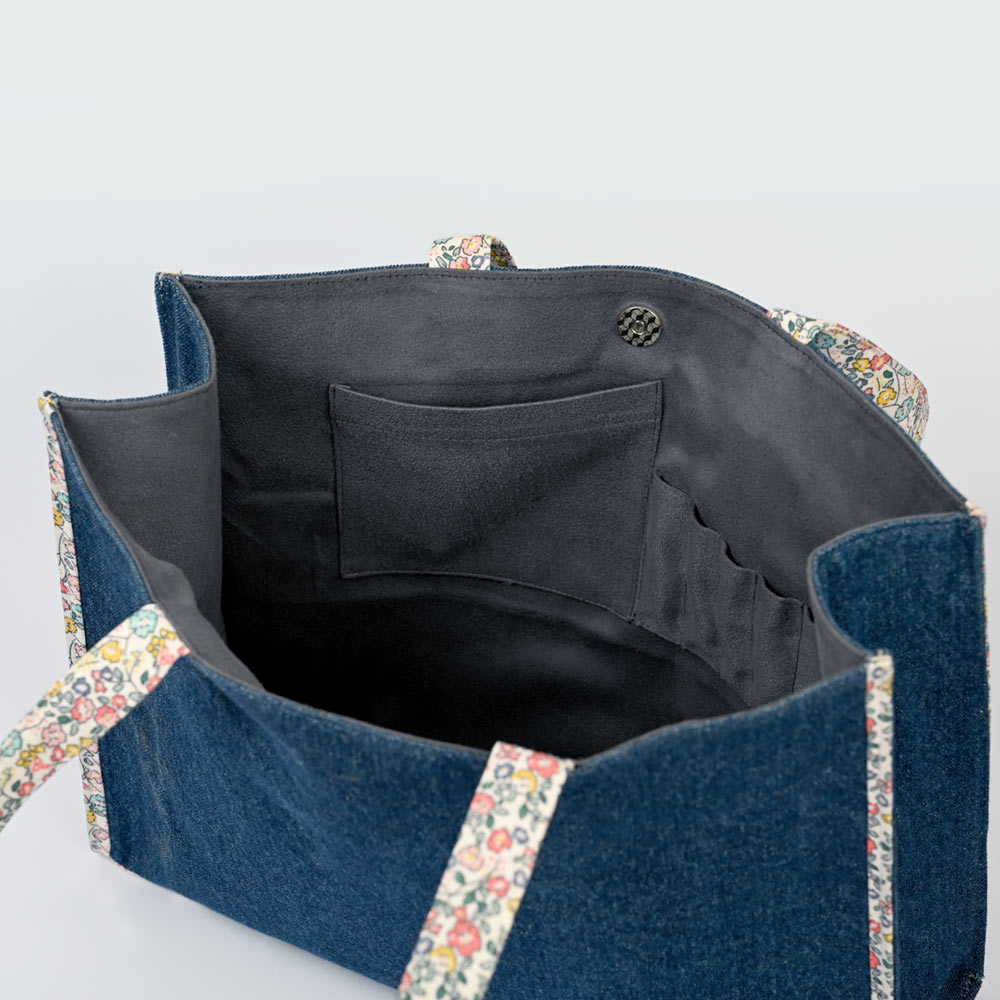 Die Blüten-Tote Bag (Große Schultertasche)