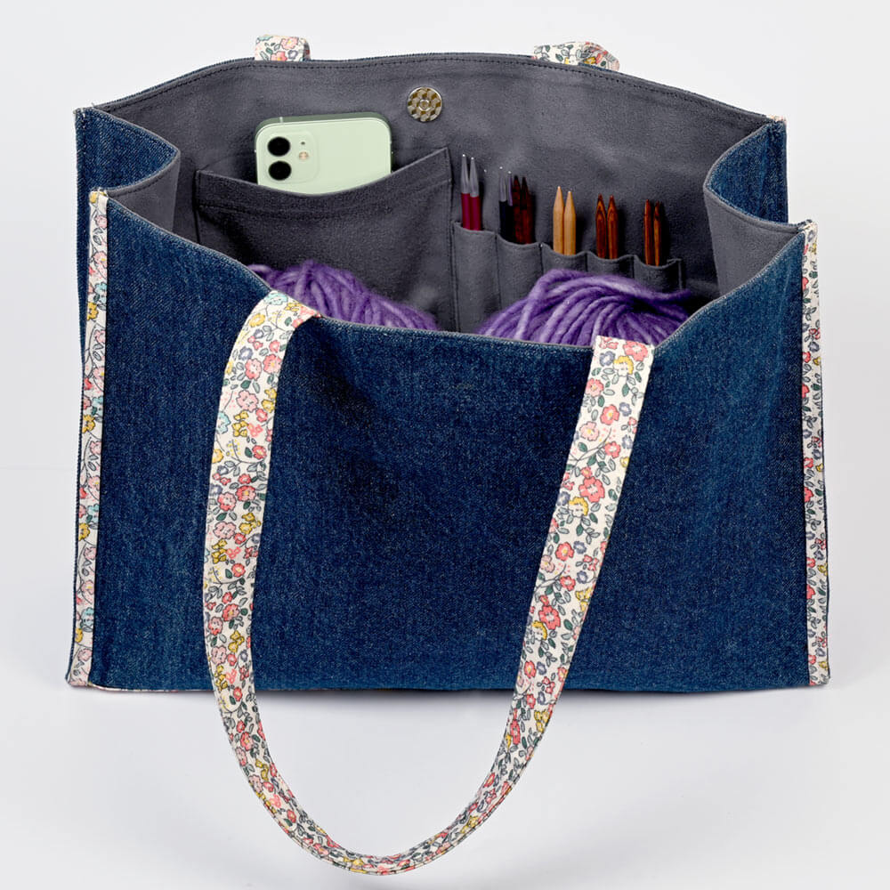 Die Blüten-Tote Bag (Große Schultertasche)