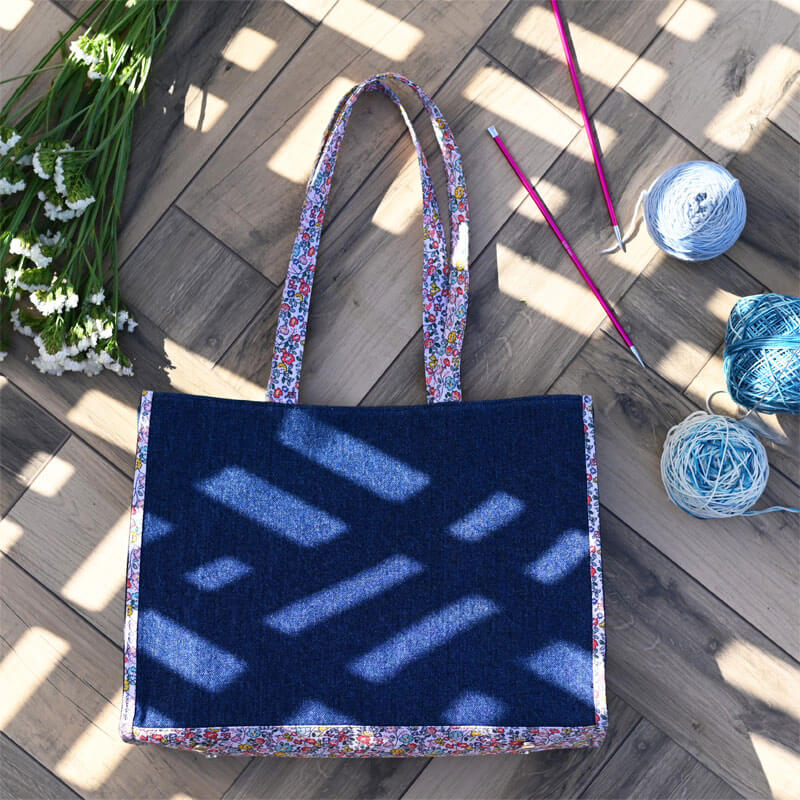 Die Blüten-Tote Bag (Große Schultertasche)