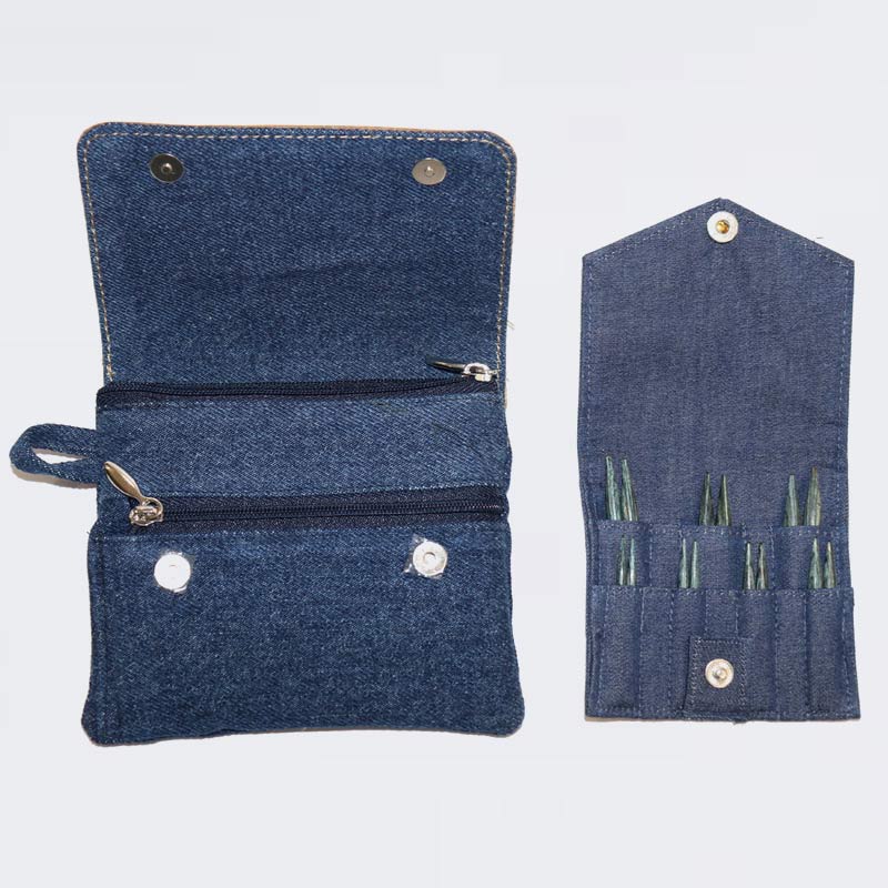 Interchangeable Circular Needle Set Indigo Wood 