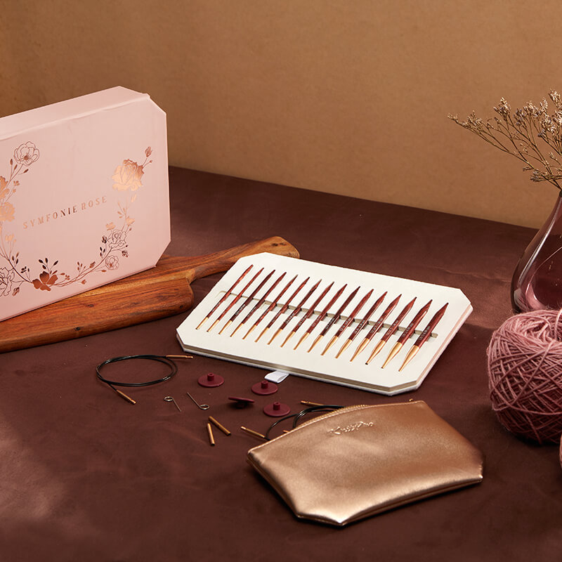 Interchangeable Circular Needle Set - Symfonie Rose