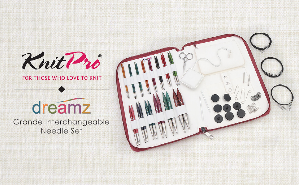 Knitpro Dreamz Interchangeable Needle Grande Set - 13cm (5 inch)