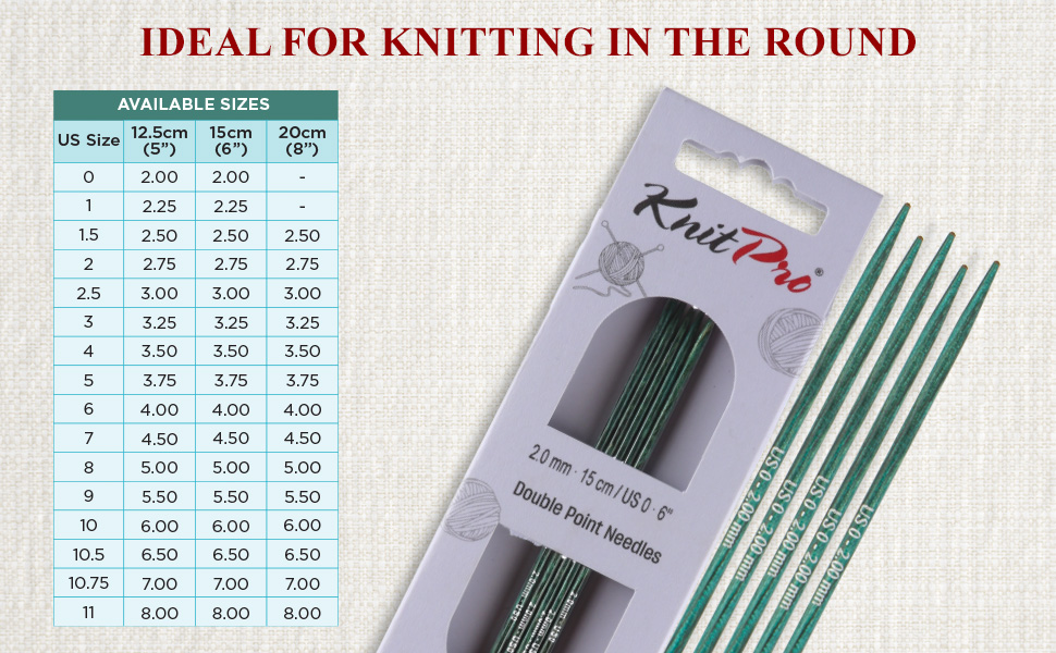 Knitpro Dreamz Double Pointed Needles