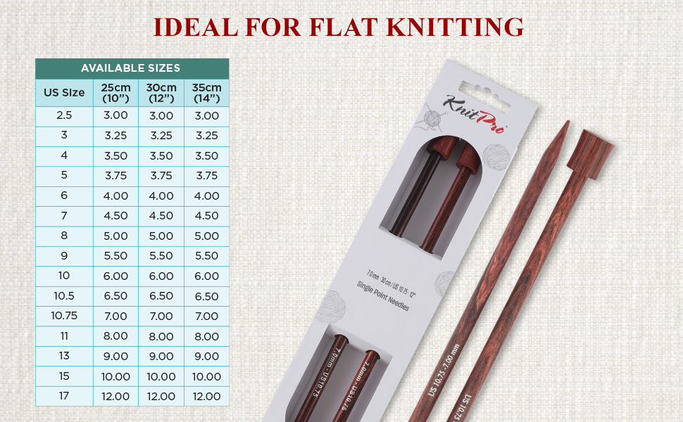 Knitpro Dreamz Single Pointed Needles