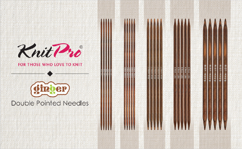 KnitPro Ginger Double Pointed Needles