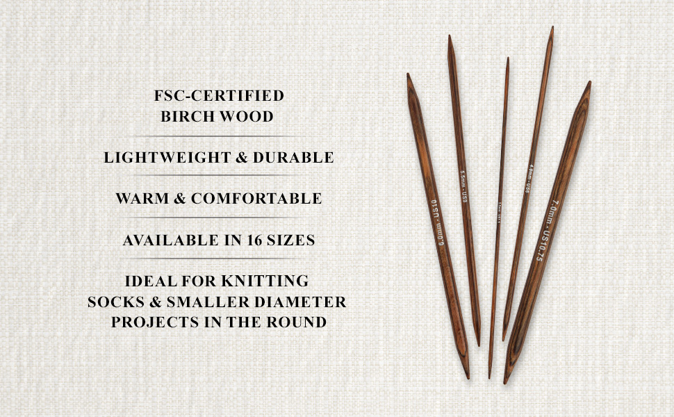 KnitPro Ginger Double Pointed Needles