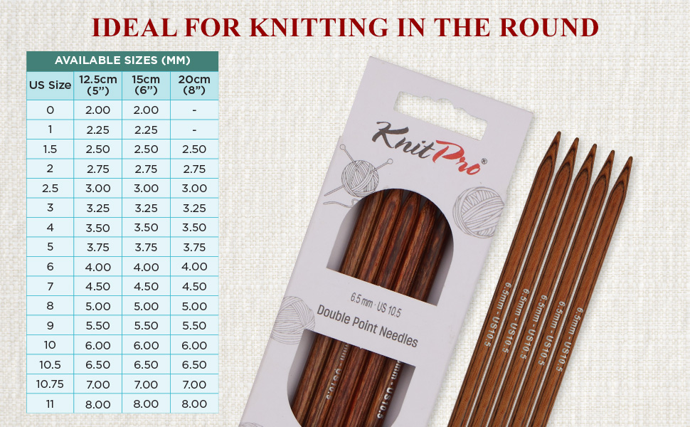 KnitPro Ginger Double Pointed Needles